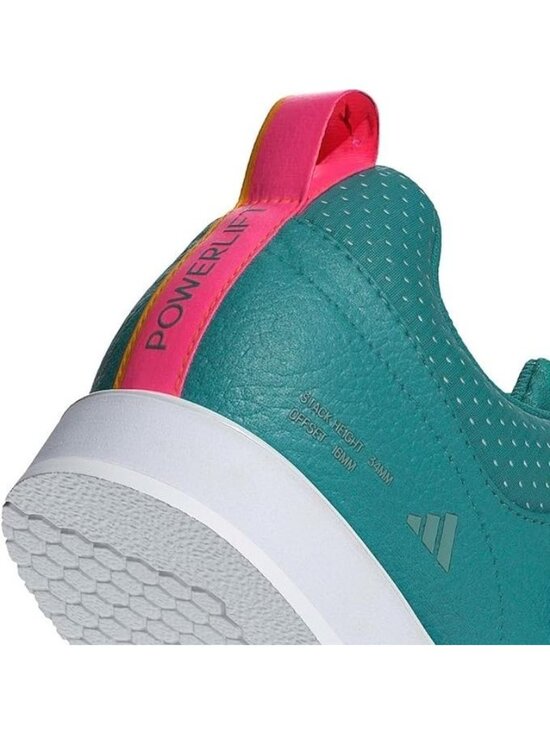 adidas Powerlift 5 – Unisex 8.5m/9.5w Weightlifting Shoes Teal White JP9877 NEW main image 6